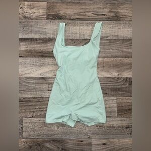 Mint Green Sleeveless Romper